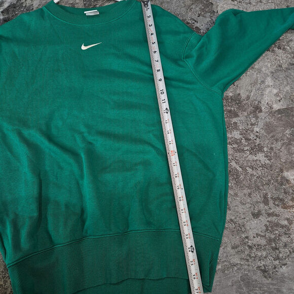Nike Green Oversized Crewneck Sweatshirt Size XS - Picture 4 of 7